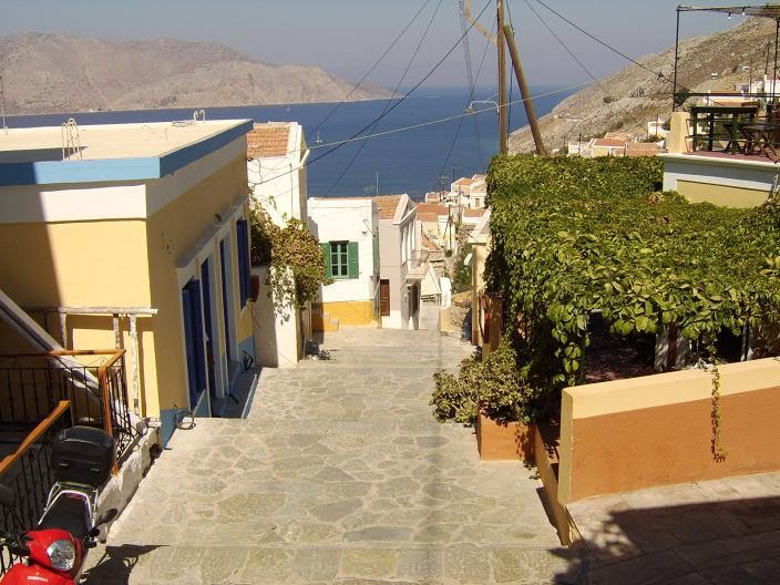 Symi Treppenweg im Ortsteil Chorio by hubi1802