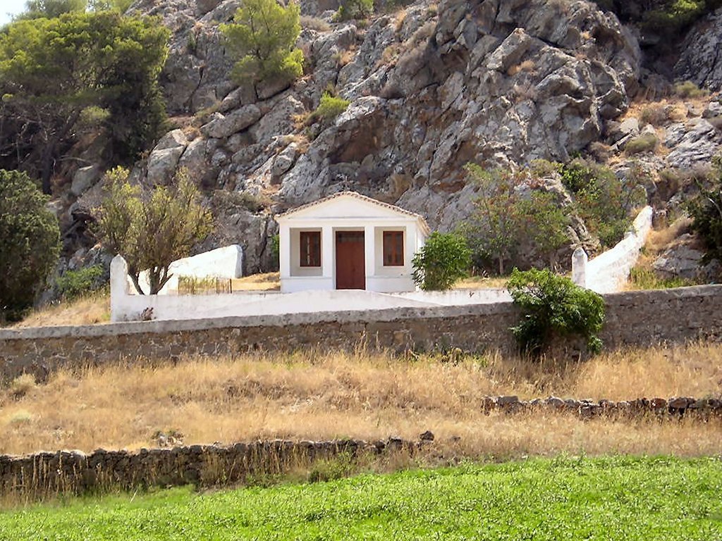 Small church near Kondias by Constantine Louckis