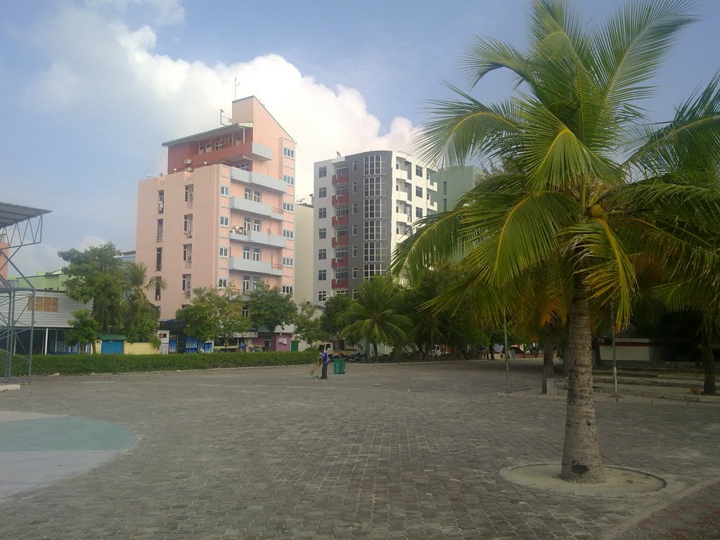 Buildings at Male' by Adnan Haleem