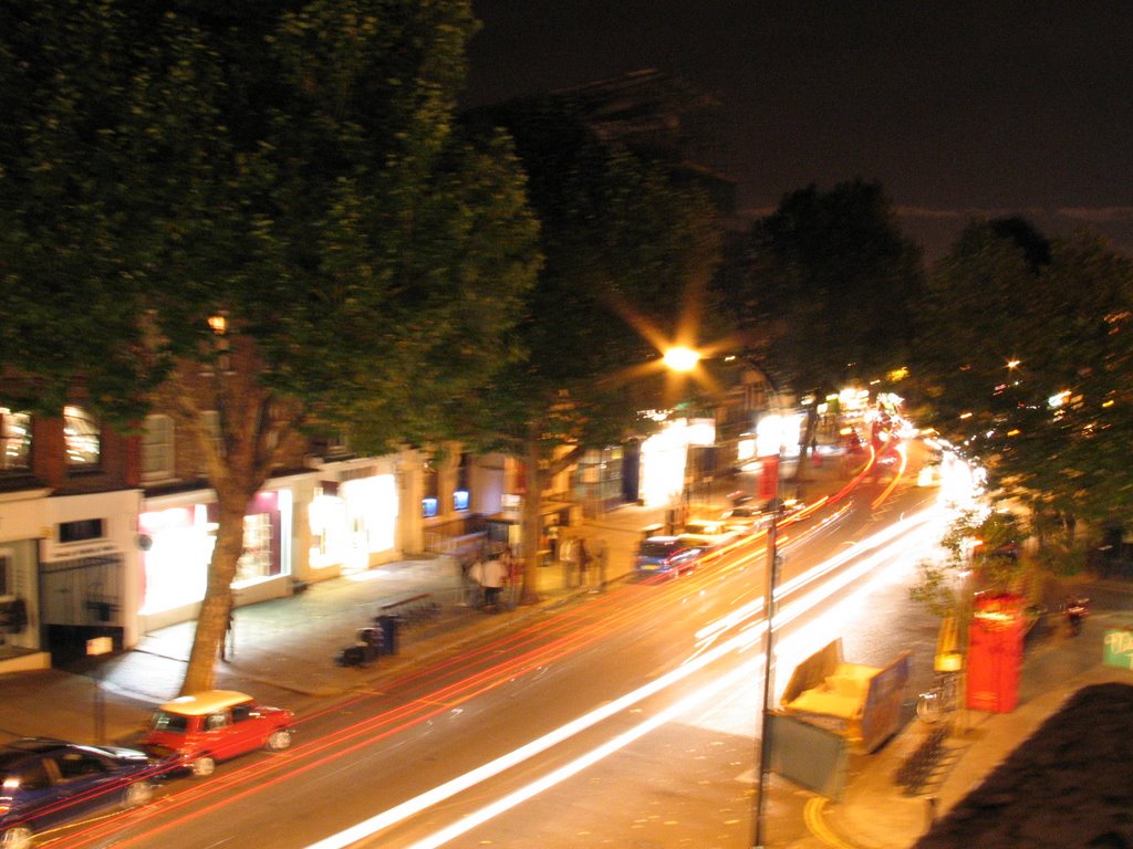 Hampstead High by night by DavidHansen