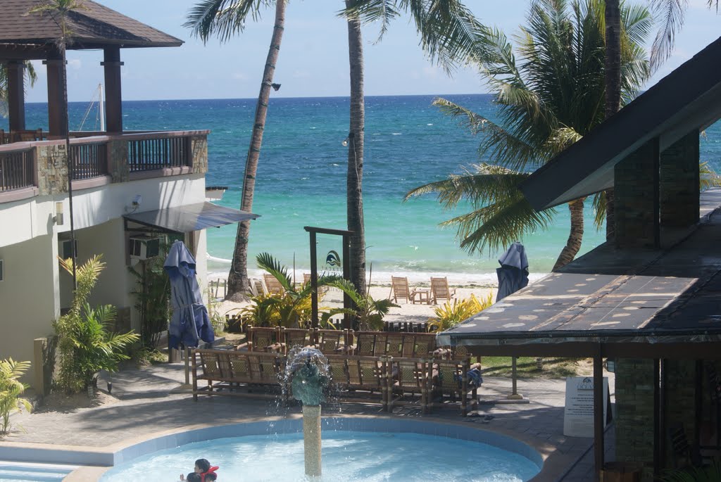 The beach and Boracay Ocean Club by Awad Al-Harthi