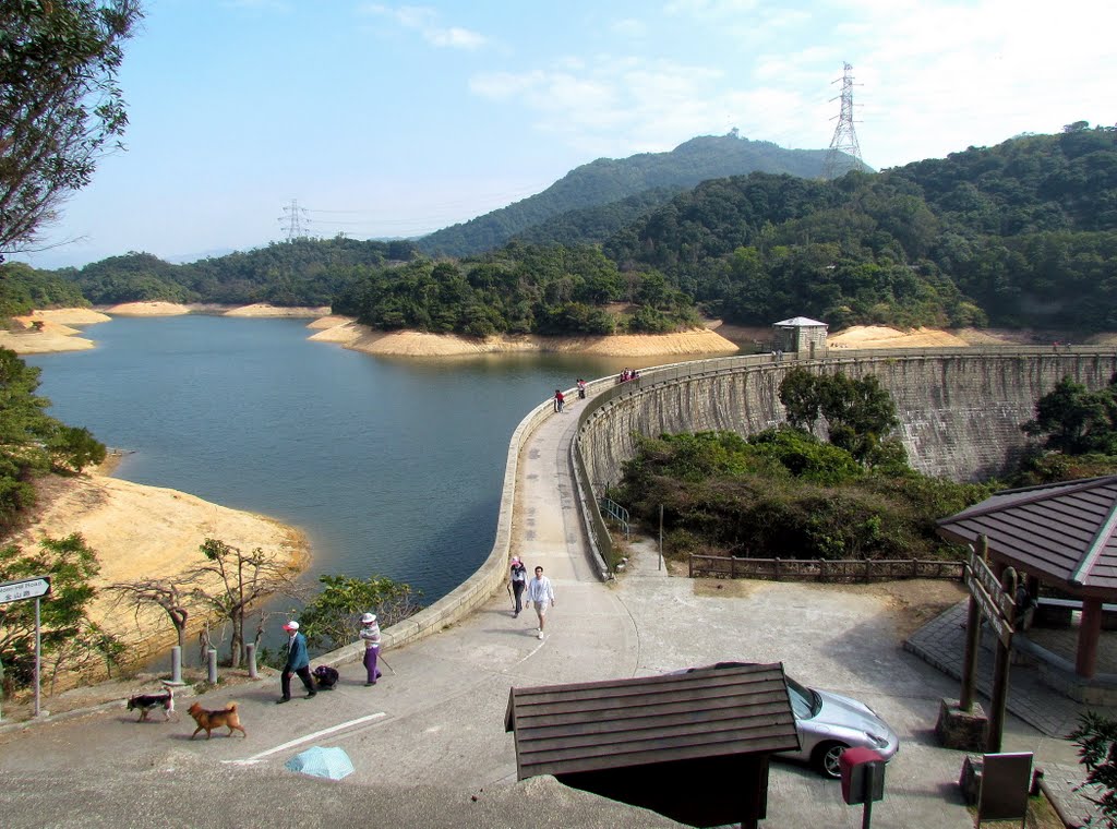 香港 沙田 金山路 九龍水塘水壩 Mt Beacon, Kowloon Reservoir,Sha Tin,Hong Kong by Percy Tai  漆園童