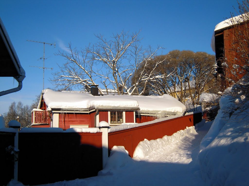 Winter in Old Porvoo by Petteri Kantokari