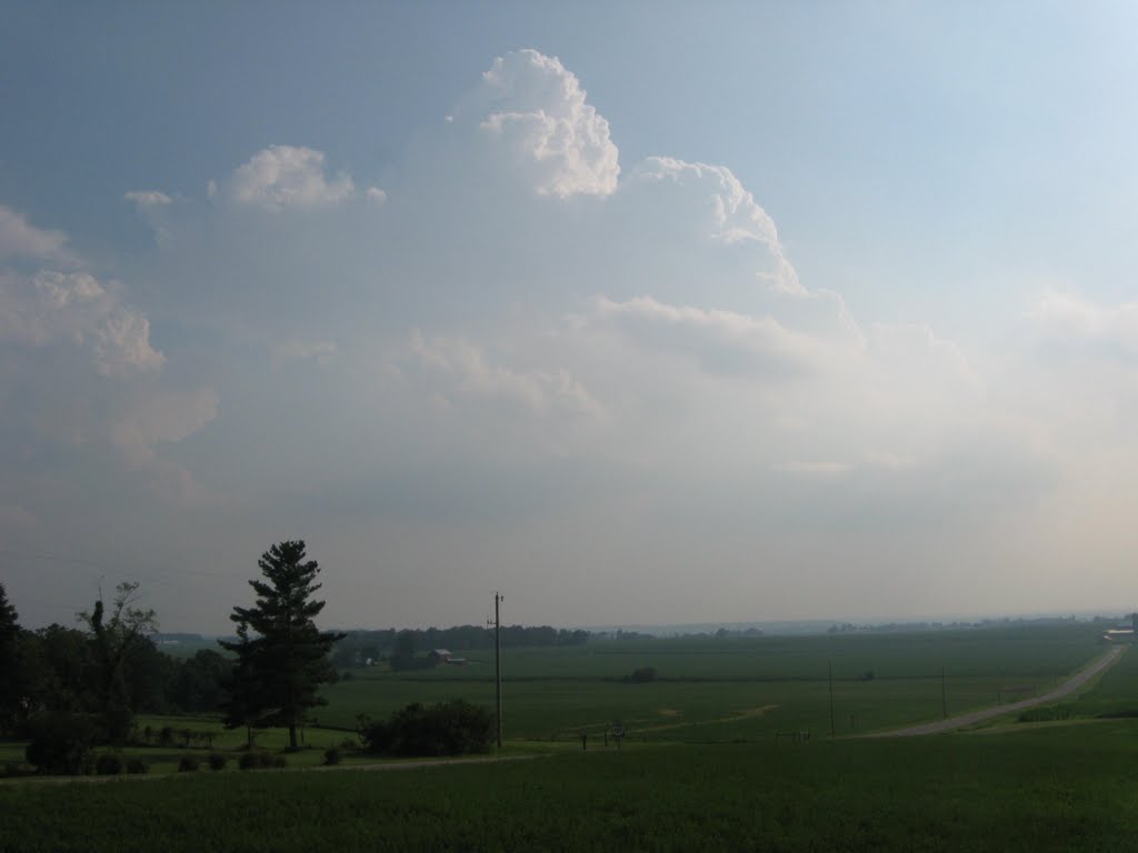 Looking West at the intersection of rt. 245/rt. 507 by James Gustina