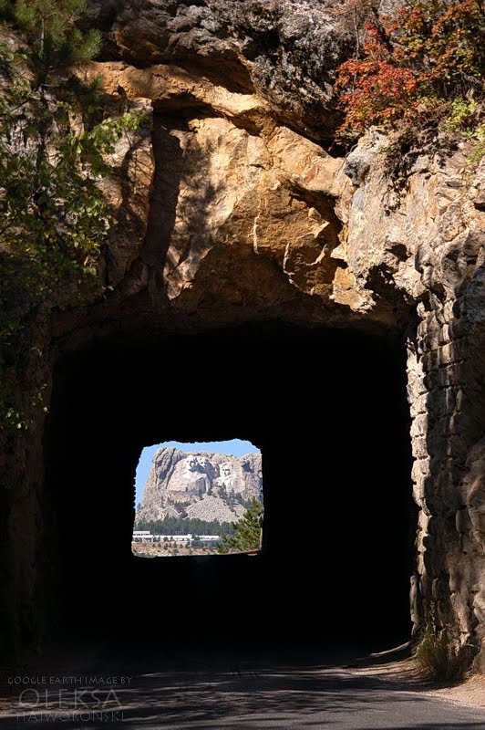 Iron Road Tunnel view of Mt. Rushmore by Oleksa Haiworonski