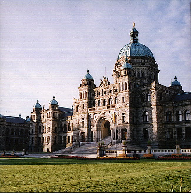 Parliament Buildings in Victoria BC by Tom C.