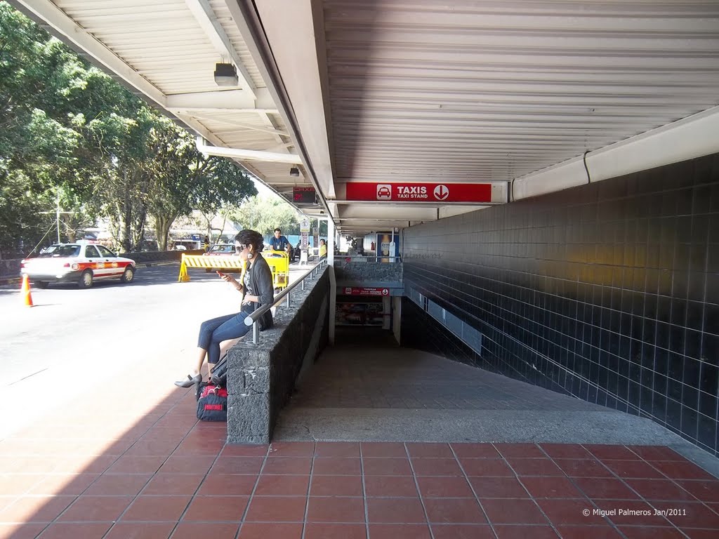 Bajada a sitio de taxis de CAXA by Miguel Palmeros