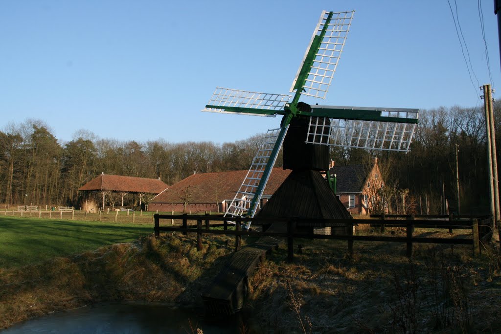 Spinnenkopmolen (1800); originating from Gorredijk, Open Air Museum by Carl030nl