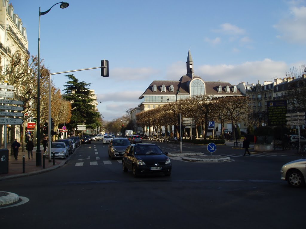 Mairie de Saint Mandé par une après-midi d'hiver - VAL DE MARNE 94 - Ile de France - France by Senlis