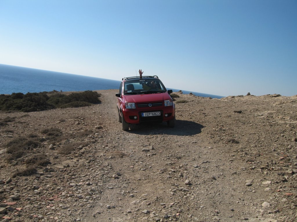 Prassonissi on the road by Claudio Cavallera