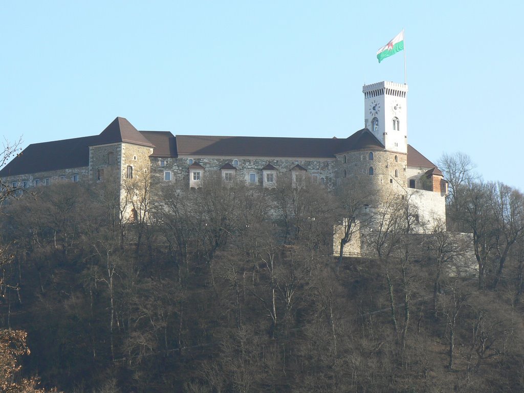 The Ljubljana Castle by Luboš Bretschneider