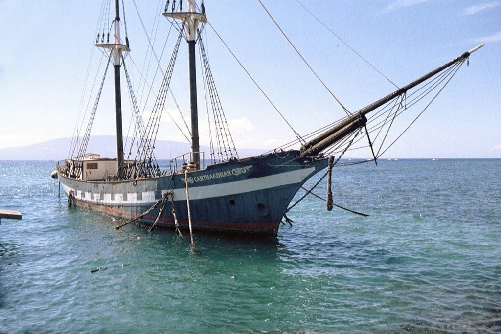 The restored ship Carthaginian, Lahaina, Maui by Michael Kammler