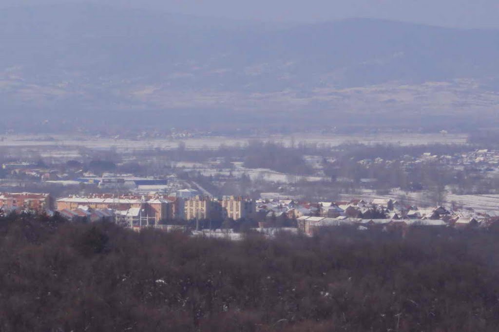 Pogled sa Kalač brda, Niš by Aleksa Randjelovic