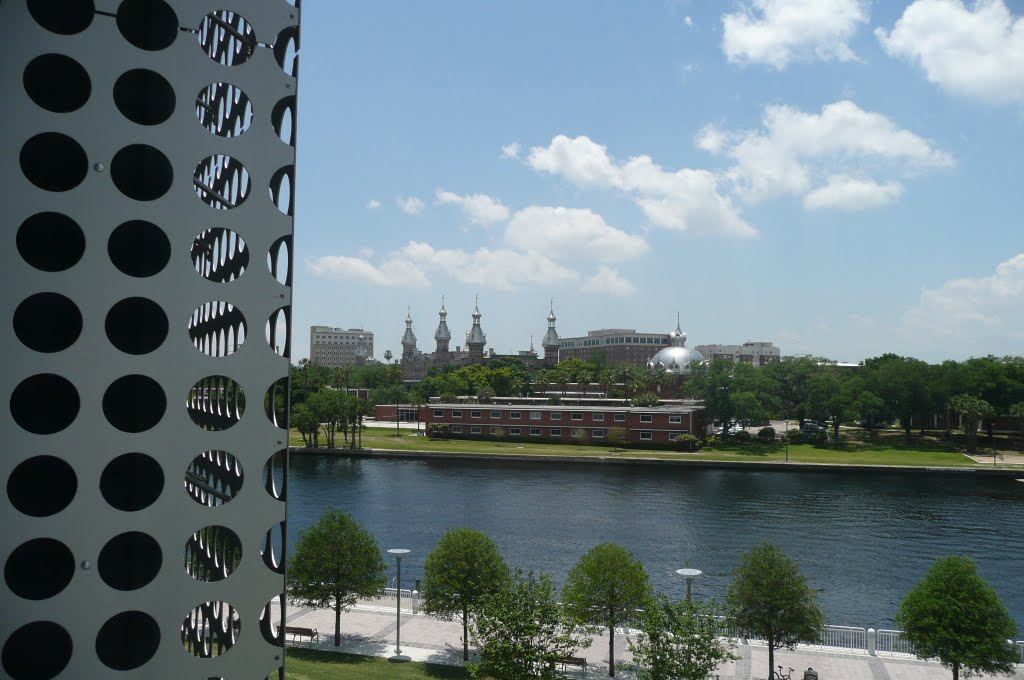 View of University of Tampa from Museum of Art by neurozee