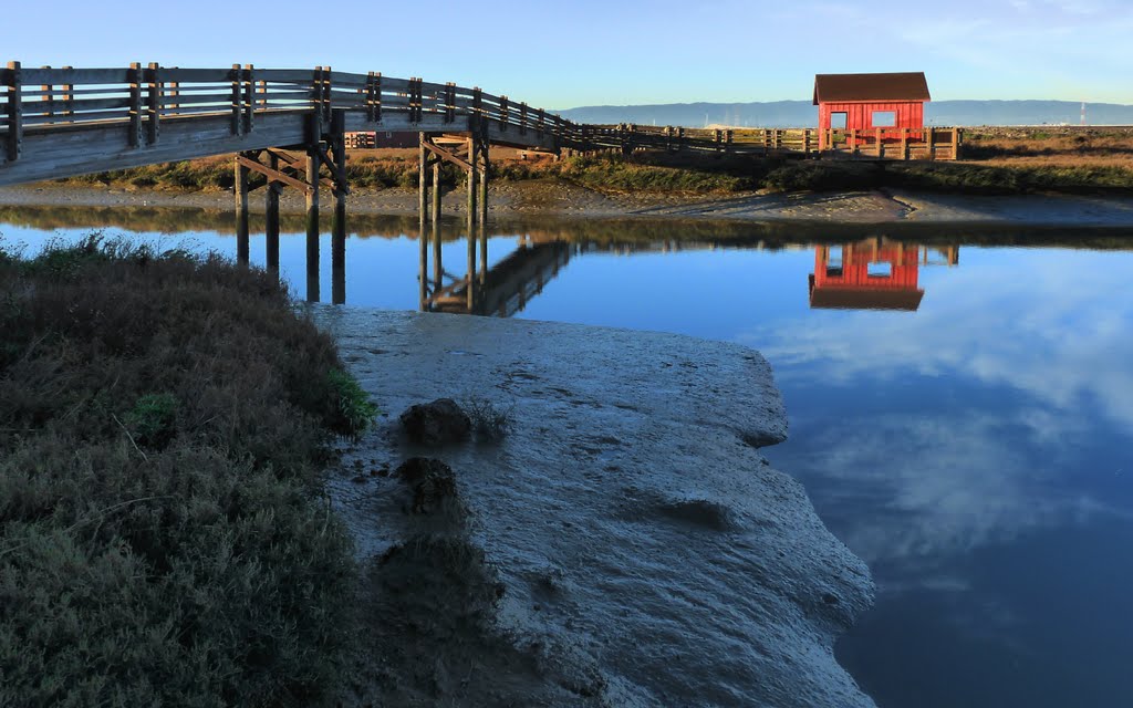 Red hut, Edwards SF Bay NWR, Newark, CA by acolby