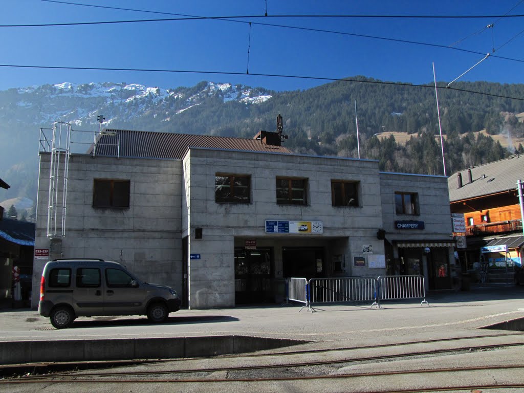 Champéry Railway Station, Ch by Gez@ batsy