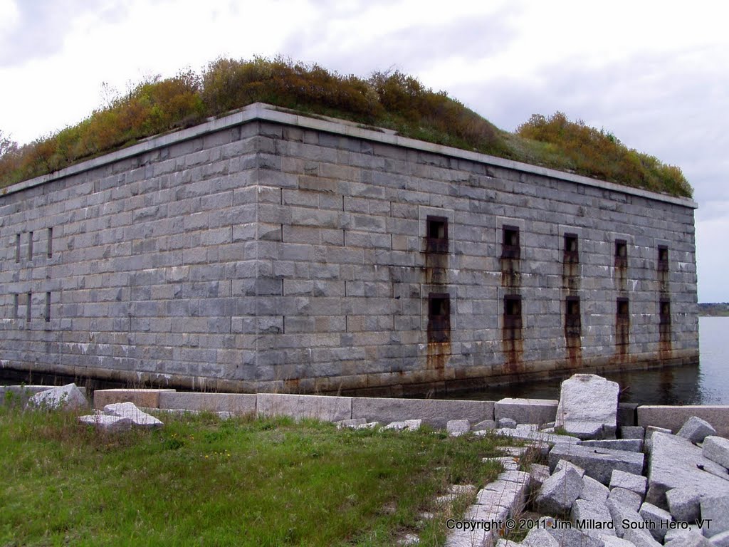 Fort Gorges- Casco Bay, Maine by Jim Millard