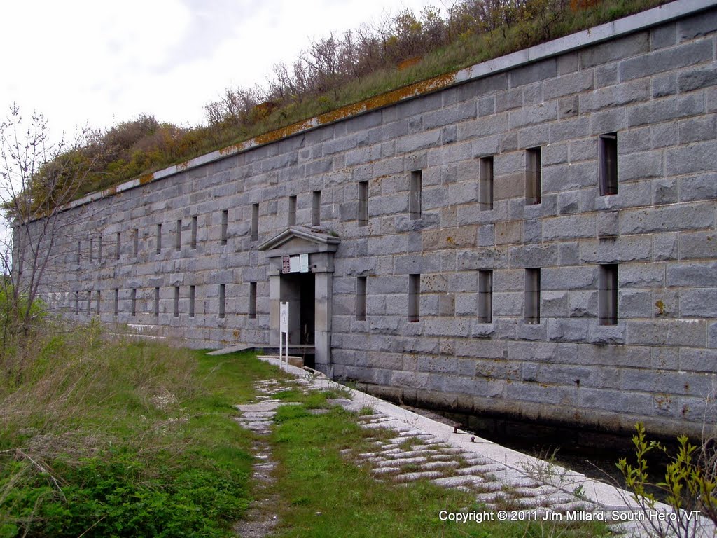 Fort Gorges- Casco Bay, Maine by Jim Millard