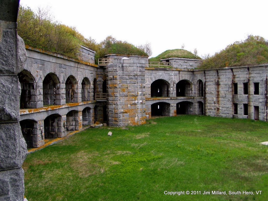 Fort Gorges- Casco Bay, Maine by Jim Millard