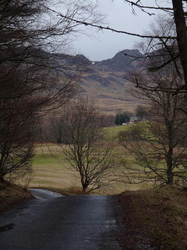 Road near Comrie, Perthshire by Gerben Groenewegen