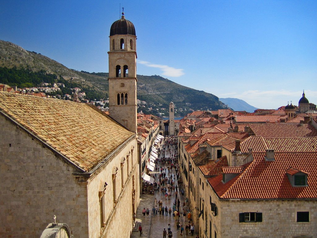 Main Street (Stradun) Stari Grad-Dubrovnik by Nikbrovnik