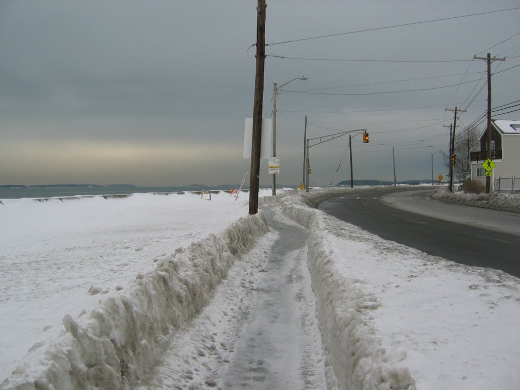 Sidewalk on Sea Street in Winter 2011 by 20hansdiet