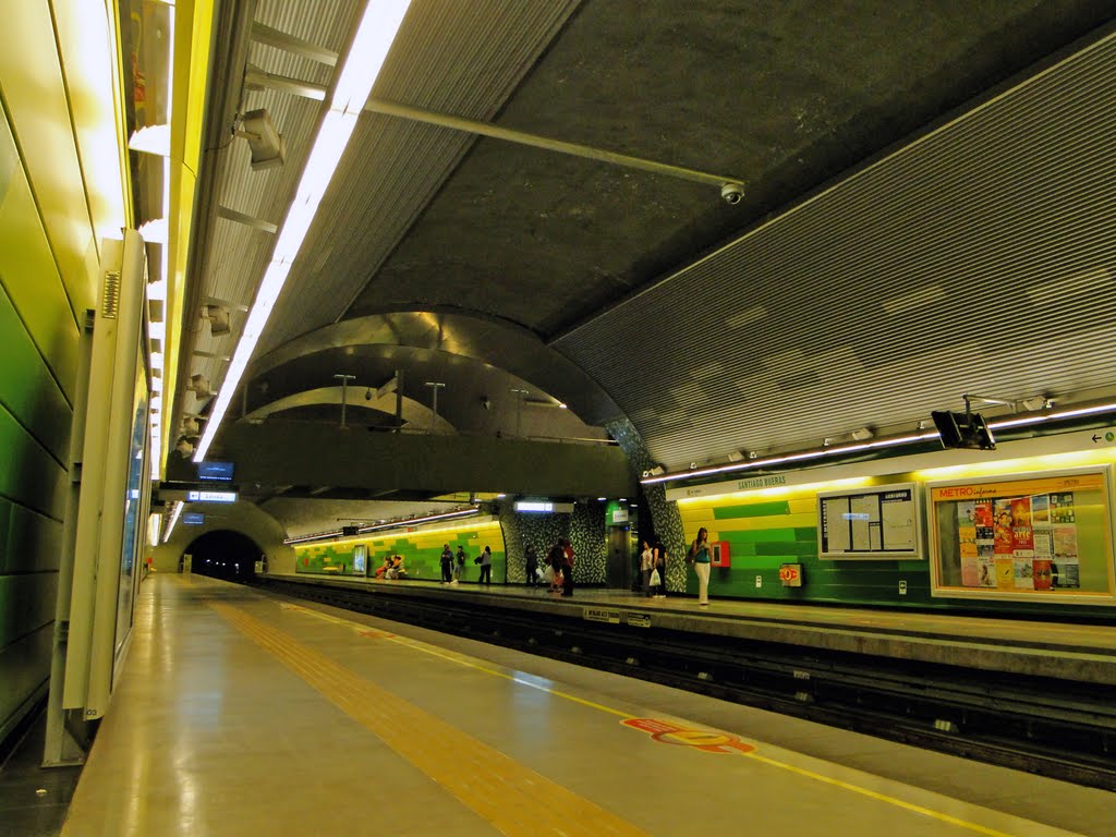 (2.121) Estación Santiago Bueras en Maipú, Metro de Santiago de Chile (Línea 5) by Patricio Cabezas