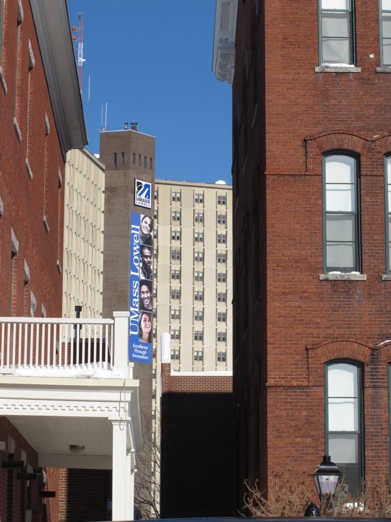 Fox Hall from Moody St by JBouts