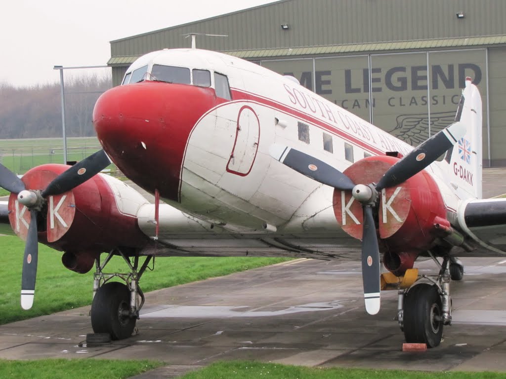 South Coast Airways Douglas C-47A Skytrain (DC-3A) (G-DAKK) - Nationaal Luchtvaart-Themapark Aviodrome (Aviodrome) - Lelystad, The Netherlands. by André Bonacin