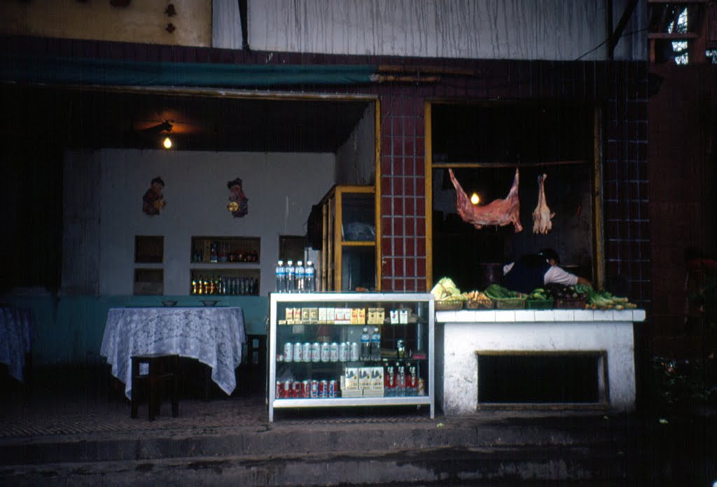 Streetside Eatery, Xi'an, Shaanxi, China (1995, Scan) by Auggie W