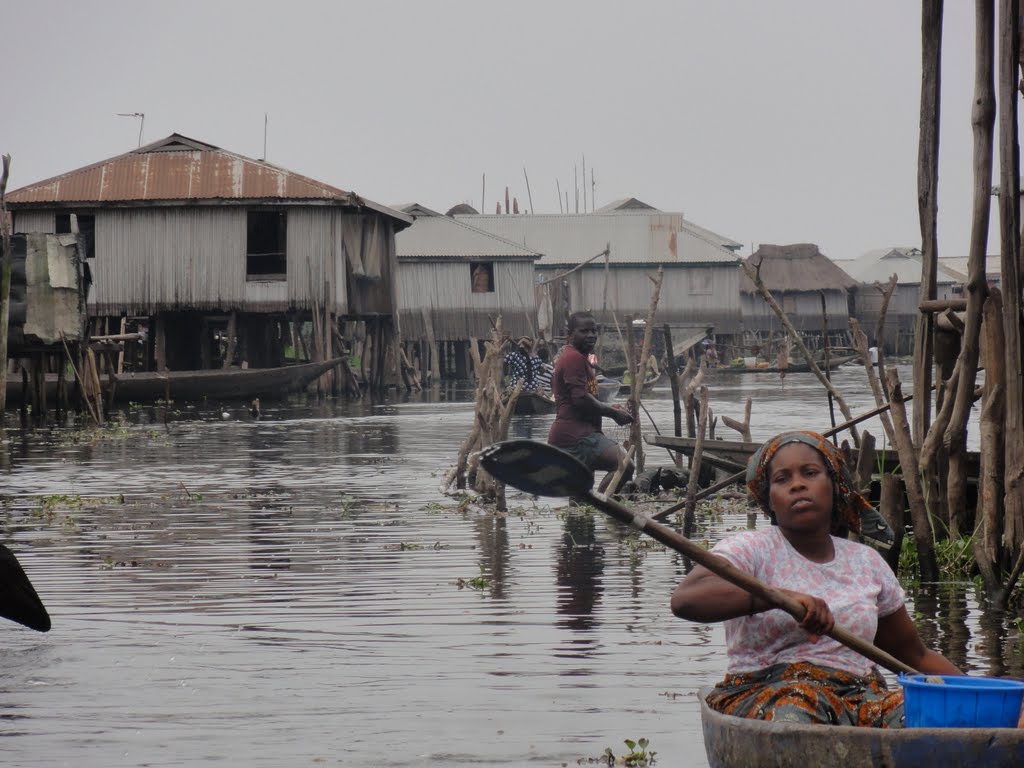 Ganvié, village on stilts in Benin by sanderz