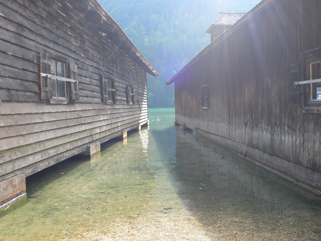 Bootshaus am Königssee by Berger_Lois