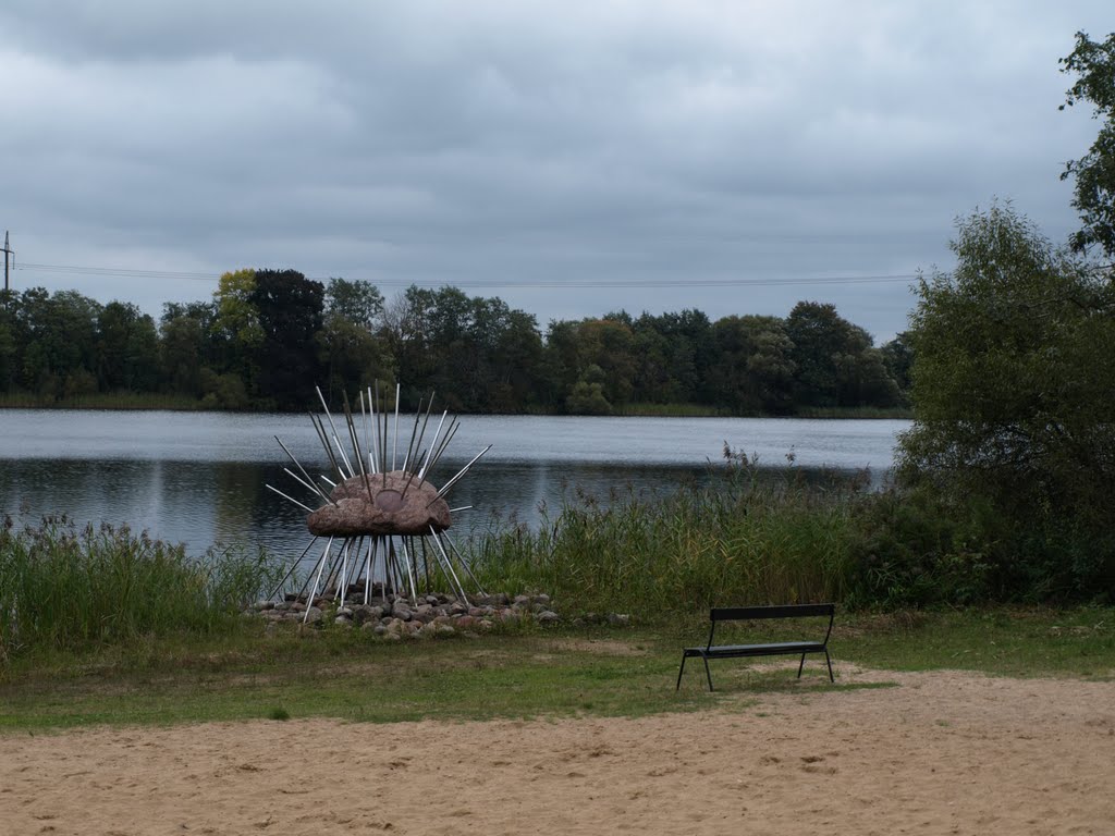 Skulptūrų parkas "Vilnoja" by Vladas Skauminas