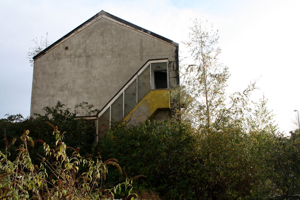 Derelict Building, Butetown by beddoend