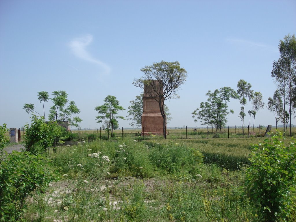 Aliwal AngloSikh war monument from distance by Amarpal S. Sidhu