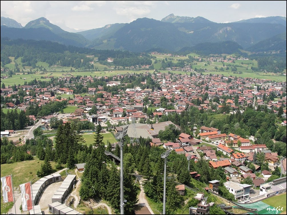 Oberstdorf. Widok z Schattenbergschanze/The view from The Schattenbergschanze by Krystyna Koch-magie*