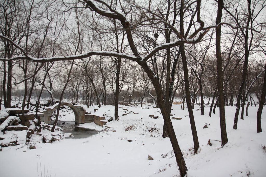 บรรยากาศยามหิมะตก Snowscape 雪景 by rachun alf