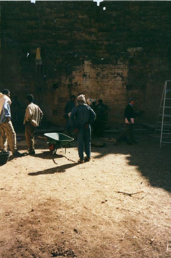 Archaeological work in Yeha temple by SHoweMBOU