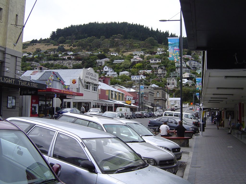 Pretty town of Lyttelton, NZ by P Archer