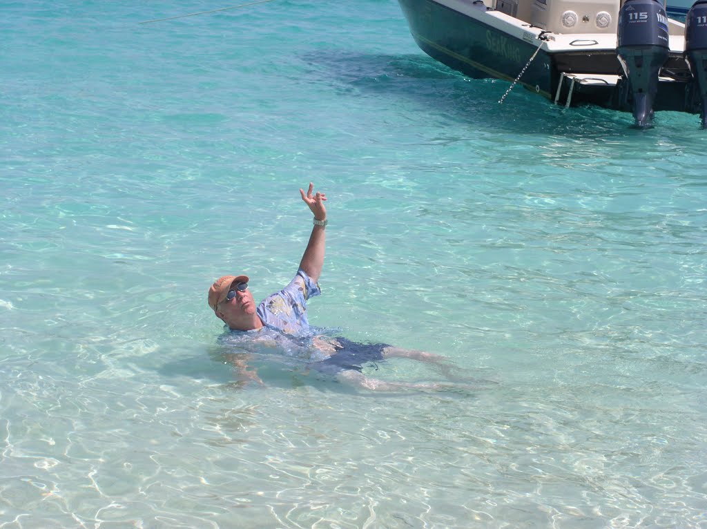 Swimming or sinking into Soggy Dollar Bar on Jost Van Dyke, BVI by motego1