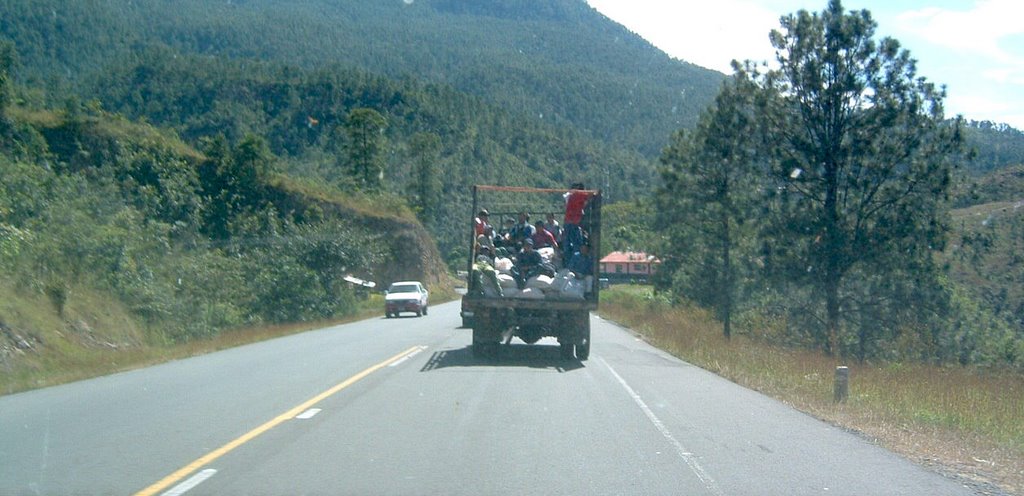 Route de la Costa Norte, Interaméricaine 5, près de Camayagua, Comayagua, Honduras, Janvier 2004 by Christian Claveau