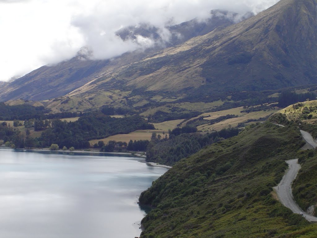 Spectacular Scenery from Queenstown to Glenorchy for the Dart River Safari. by P Archer