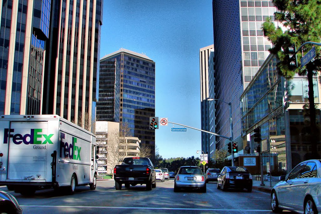 The Roads...in Century City, Los Angeles, CA by aleksolo