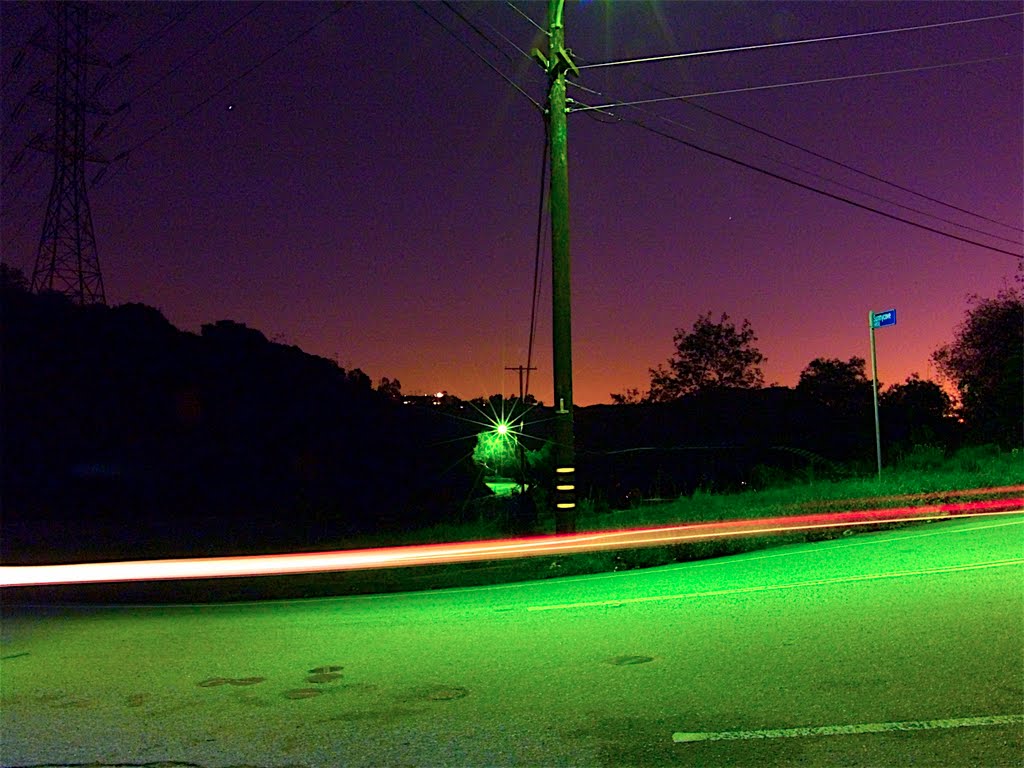 Mulholland Drive and Sunny Cove c. 2006 by Benjamin Pezzillo