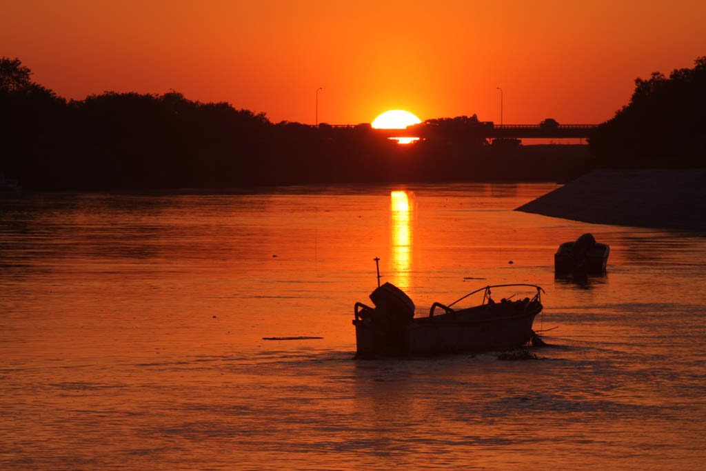 20090616 sunset edo-river 夕景　江戸川 by rerereno-ozi3