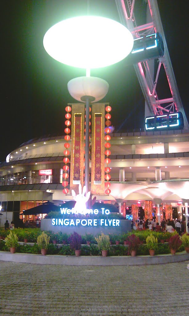 Singapore Flyer by Walter Wu