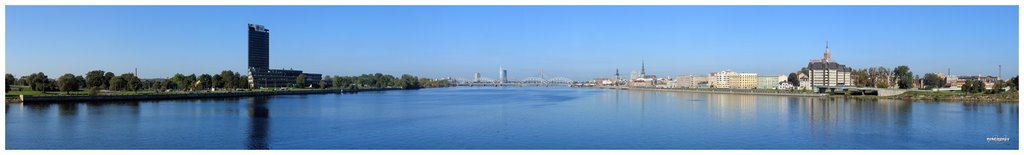 Panorama Of Riga 3 (c) Sergey Barkans by DiscoverySB / Sergey Barkans /