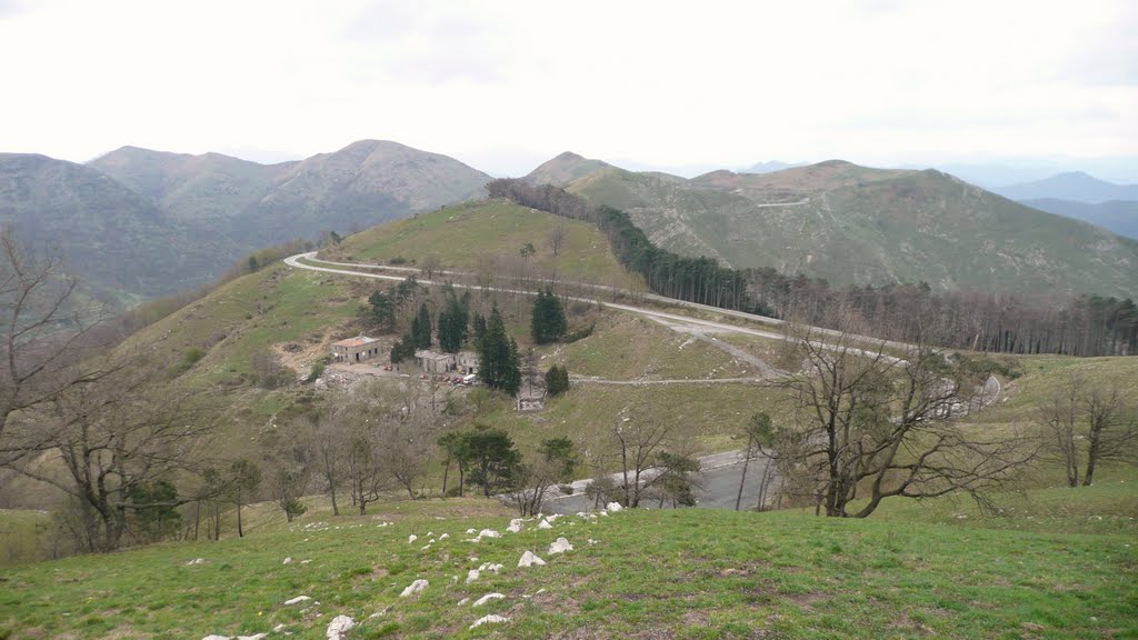 La strada panoramica verso Monte Becco e Colle Caprile. by giancamonty 42