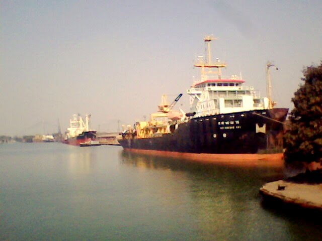 Kolkata dock taken from Karl Marx Sarani 1 by Arpan Paul