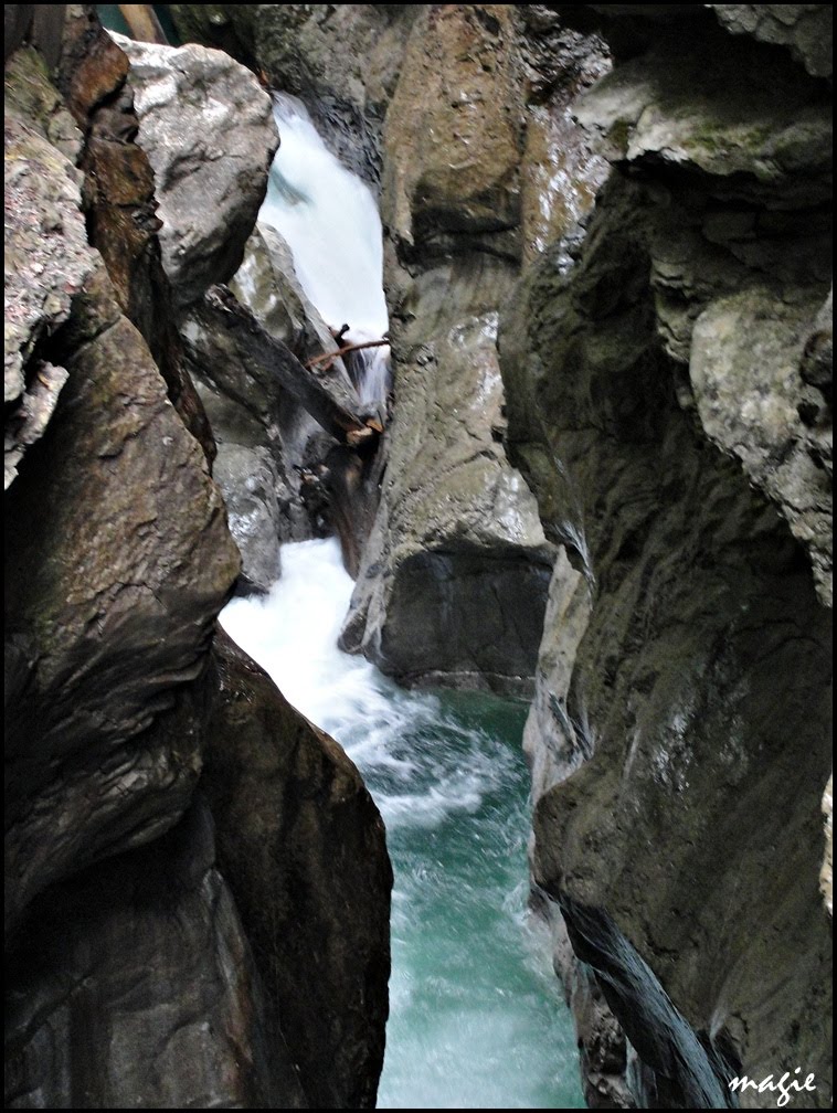 Przełom potoku Breitach. Breitachklamm by Krystyna Koch-magie*